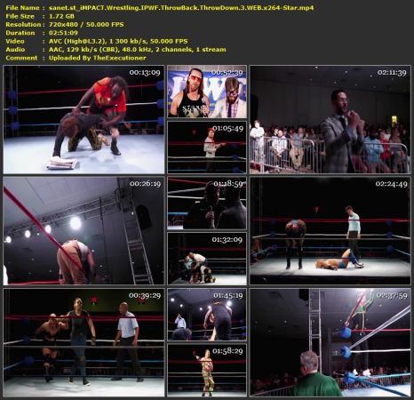 iMPACT Wrestling IPWF ThrowBack ThrowDown 3 WEB x264-Star