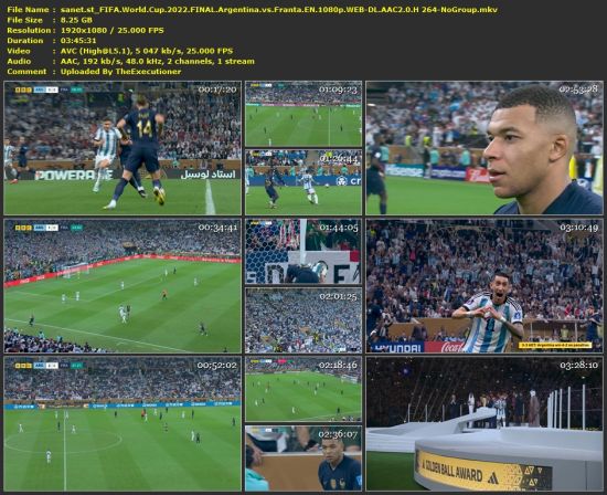 FIFA World Cup 2022 FINAL Argentina vs Franta EN 1080p WEB-DL h264-NoGroup