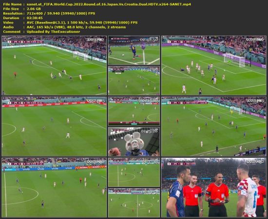 FIFA World Cup 2022 Round of 16 Japan Vs Croatia Dual HDTV x264-SANET