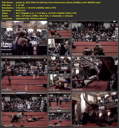 ROH 2003 Events Pack DVDRip x264-RUDOS