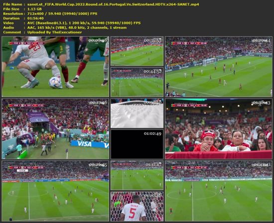 FIFA World Cup 2022 Round of 16 Portugal Vs Switzerland HDTV x264-SANET