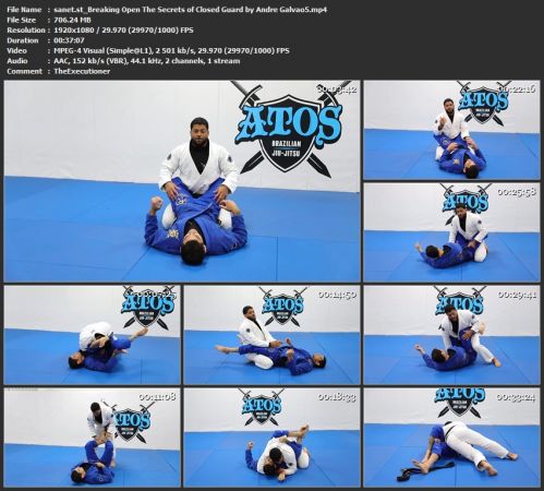 Breaking Open The Secrets of Closed Guard by Andre Galvao