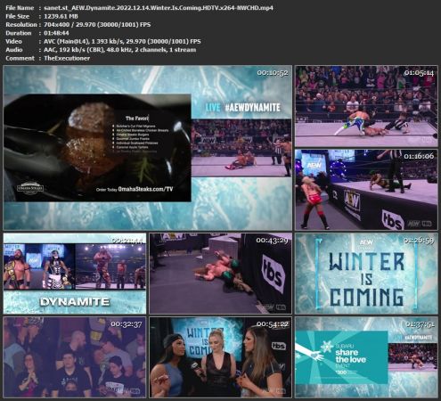 AEW Dynamite 2022.12.14 Winter Is Coming HDTV x264-NWCHD