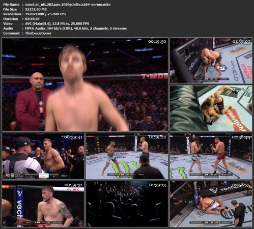 UFC 282 PPV 1080p HDTV h264-VERUM