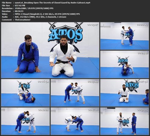 Breaking Open The Secrets of Closed Guard by Andre Galvao