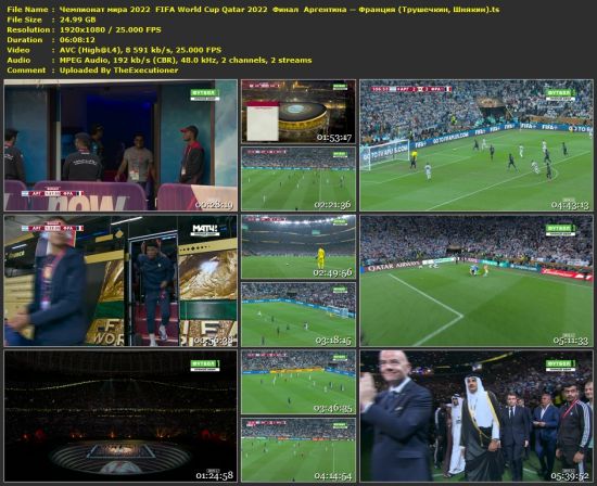 FIFA World Cup Qatar 2022 Final Argentina vs France 1080i HDTV-Russian
