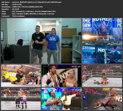 WWE NXT 2022.12.13 720p HDTV x264-NWCHD