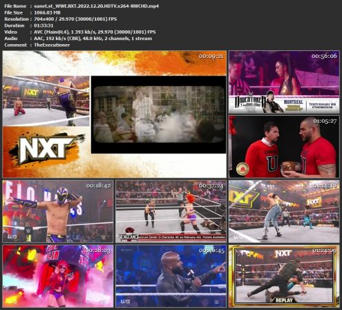 WWE NXT 2022.12.20 HDTV x264-NWCHD