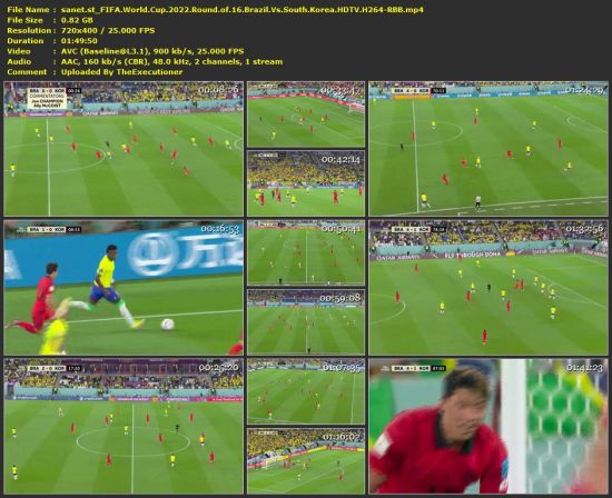 FIFA World Cup 2022 Round of 16 Brazil Vs South Korea HDTV H264-RBB