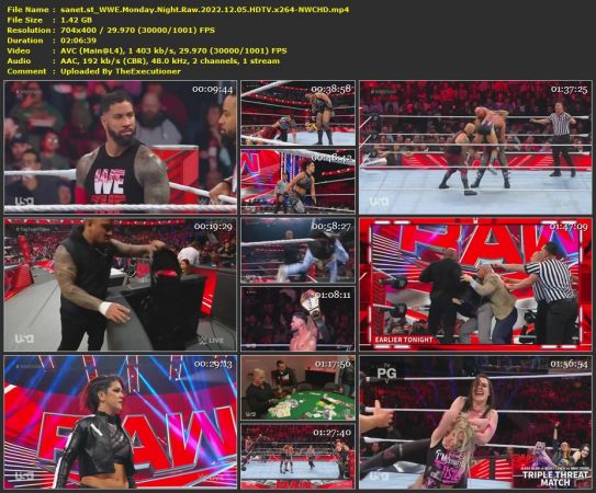 WWE Monday Night Raw 2022.12.05 HDTV x264-NWCHD