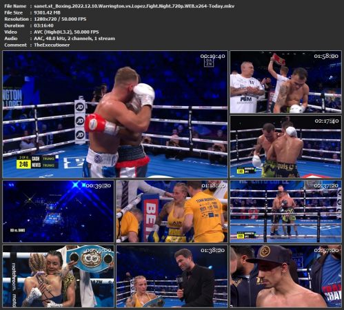 Boxing 2022.12.10 Warrington vs Lopez Fight Night 720p WEB x264-Today