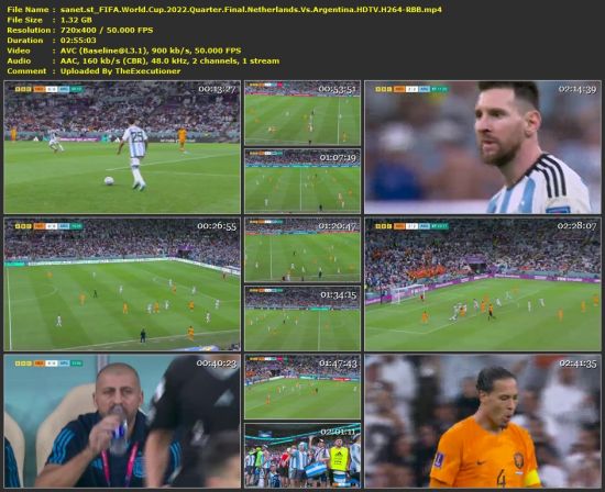 FIFA World Cup 2022 Quarter Final Netherlands Vs Argentina HDTV H264-RBB