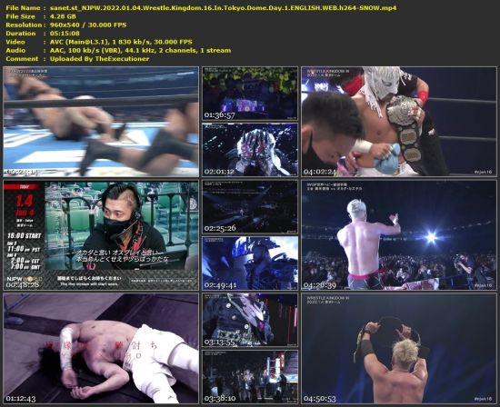 NJPW 2022 Events Pack English MIXED