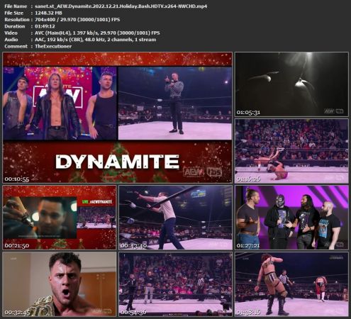 AEW Dynamite 2022.12.21 Holiday Bash HDTV x264-NWCHD