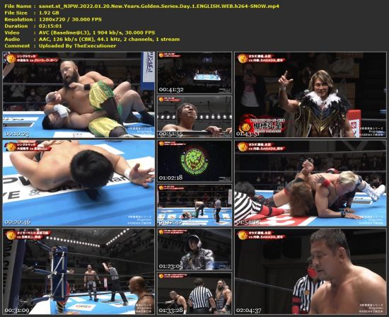 NJPW 2022 Events Pack English MIXED