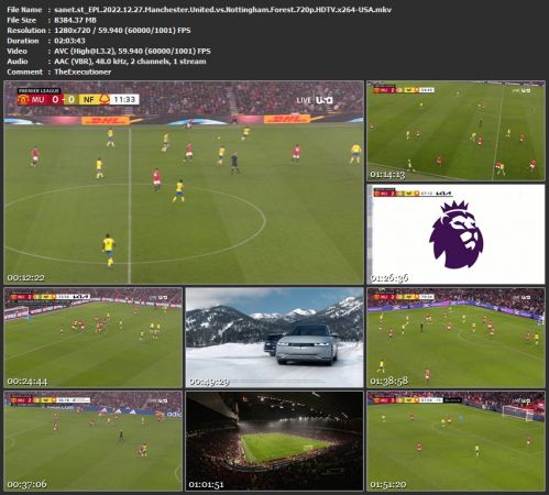EPL 2022.12.27 Manchester United vs Nottingham Forest 720p HDTV x264-USA