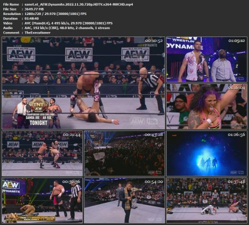 AEW Dynamite 2022.11.30 720p HDTV x264-NWCHD