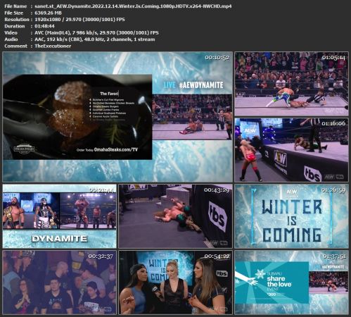 AEW Dynamite 2022.12.14 Winter Is Coming 1080p HDTV x264-NWCHD