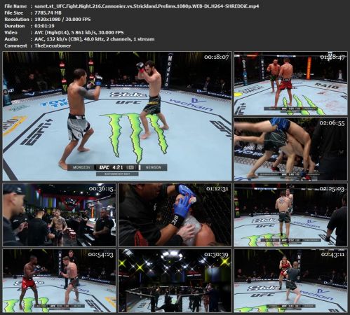 UFC Fight Night 216 Cannonier vs Strickland Prelims 1080p WEB-DL H264-SHREDDiE