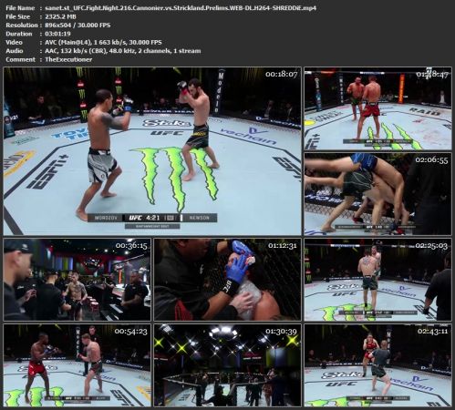 UFC Fight Night 216 Cannonier vs Strickland Prelims WEB-DL H264-SHREDDiE