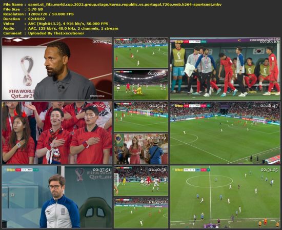 FIFA World Cup 2022 Group Stage Korea Republic Vs Portugal 720p WEB H264-SPORTSNET