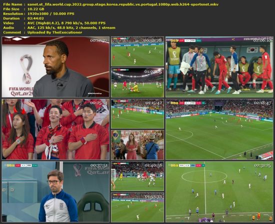 FIFA World Cup 2022 Group Stage Korea Republic Vs Portugal 1080p WEB H264-SPORTSNET