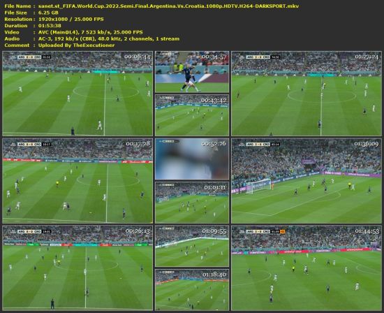 FIFA World Cup 2022 Semi Final Argentina Vs Croatia 1080p HDTV H264-DARKSPORT