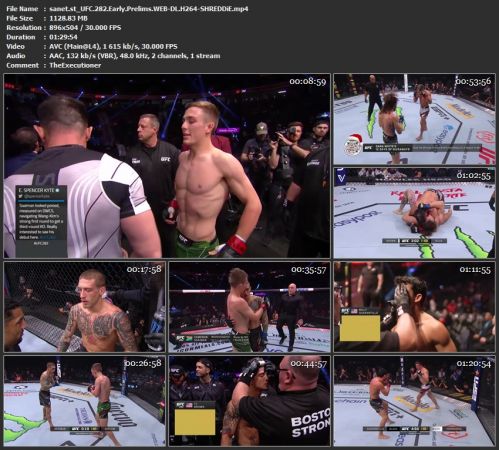 UFC 282 Early Prelims WEB DL H264-SHREDDiE