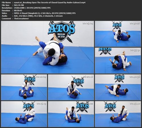 Breaking Open The Secrets of Closed Guard by Andre Galvao