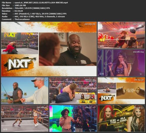 WWE NXT 2022.12.06 HDTV x264-NWCHD