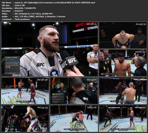 UFC Fight Night 216 Cannonier vs Strickland WEB-DL H264-SHREDDiE
