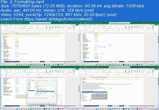 Excel shortcuts for Investment Banking