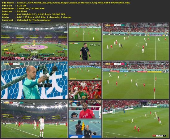 FIFA World Cup 2022 Group Stage Canada Vs Morocco 720p WEB H264-SPORTSNET