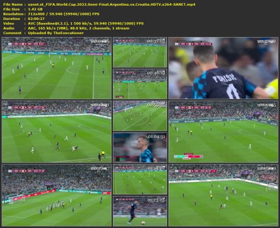 FIFA World Cup 2022 Semi-Final Argentina vs Croatia HDTV x264-SANET