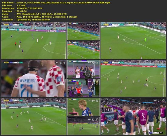 FIFA World Cup 2022 Round of 16 Japan Vs Croatia HDTV H264-RBB