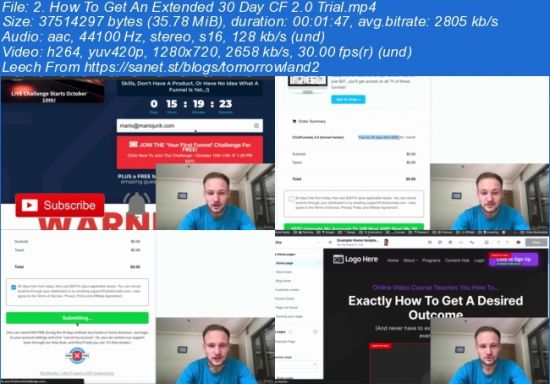 ClickFunnels 2.0 Sales Funnels &amp; Courses Mastery In 2022