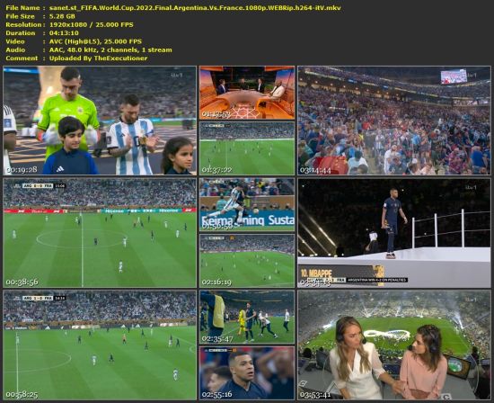 FIFA World Cup 2022 Final Argentina Vs France 1080p WEBRip h264-itV
