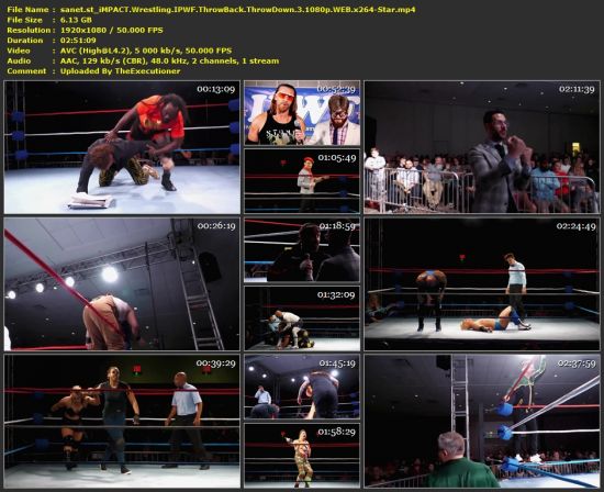 iMPACT Wrestling IPWF ThrowBack ThrowDown 3 1080p WEB x264-Star