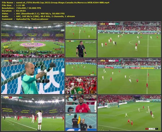FIFA World Cup 2022 Group Stage Canada Vs Morocco WEB H264-RBB
