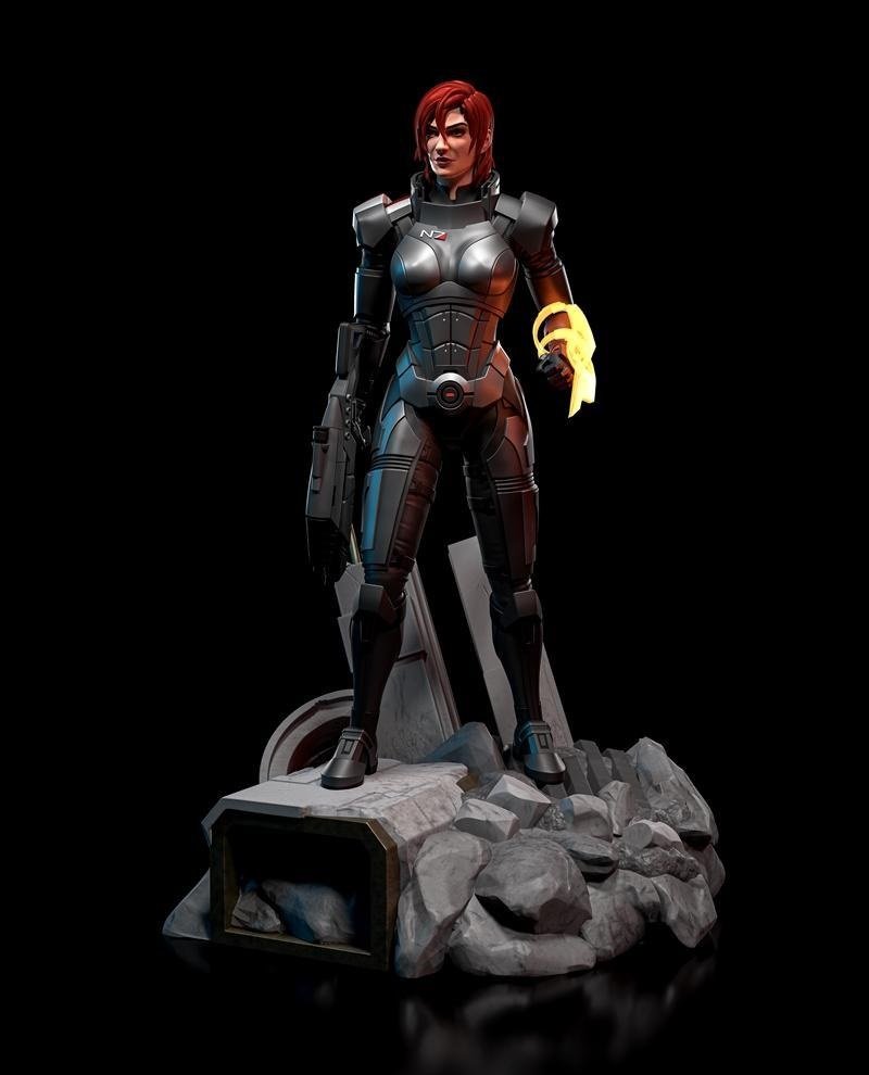 Commander Shepard Female 3d Print Model Softarchive 6046