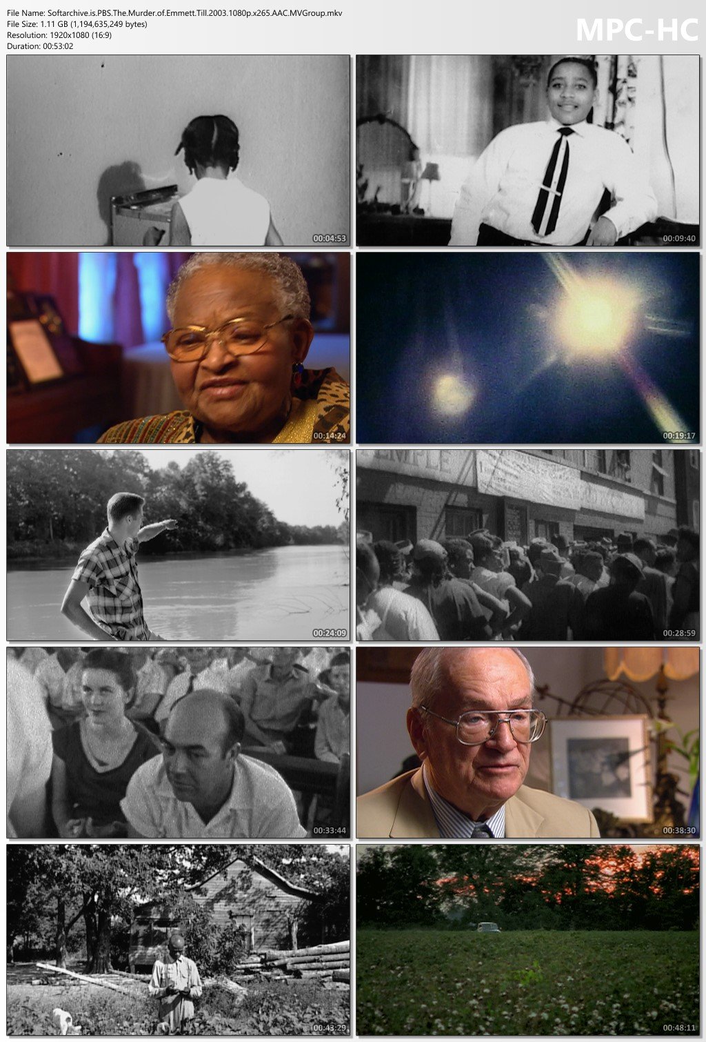 Pbs American Experience The Murder Of Emmett Till 2003 1080p X265