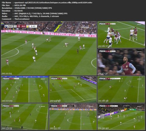 EPL 2023.01.01 Tottenham Hotspur Vs Aston Villa 1080p WEB h264-SPORTSNET