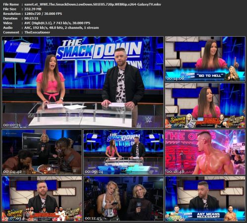 WWE The SmackDown LowDown S01 720p WEBRip x264-GalaxyTV