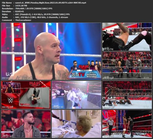 WWE Monday Night Raw 2023.01.09 HDTV x264-NWCHD