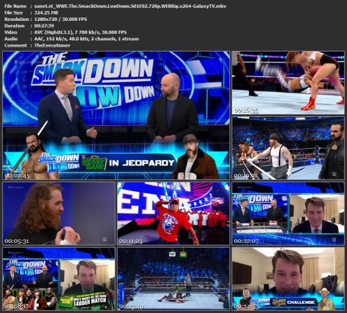 WWE The SmackDown LowDown S01 720p WEBRip x264-GalaxyTV