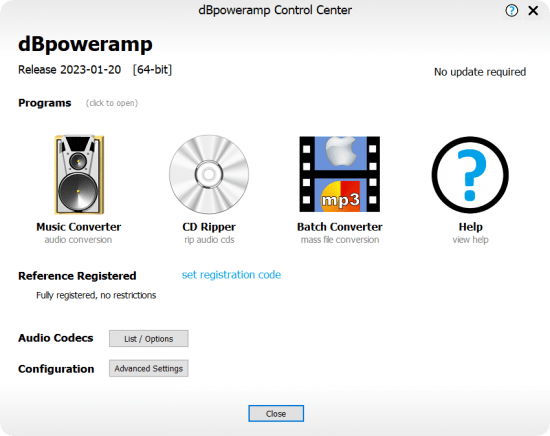 dBpoweramp Music Converter 2023.06.26 download the last version for mac