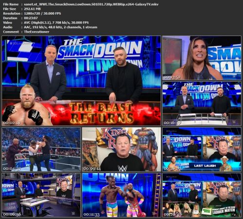 WWE The SmackDown LowDown S01 720p WEBRip x264-GalaxyTV