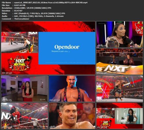 WWE NXT 2023.01.10 New Years Evil 1080p HDTV x264-NWCHD