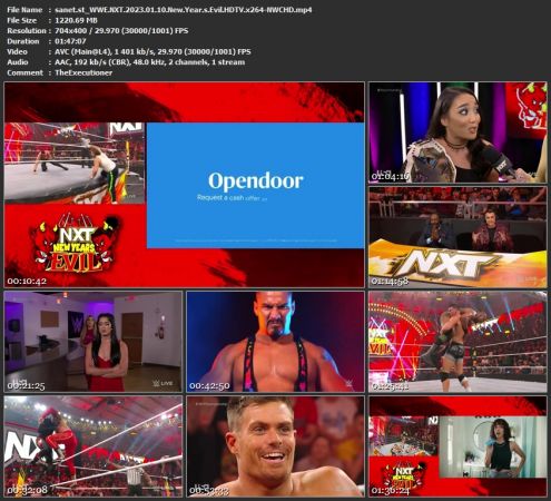WWE NXT 2023.01.10 New Years Evil HDTV x264-NWCHD