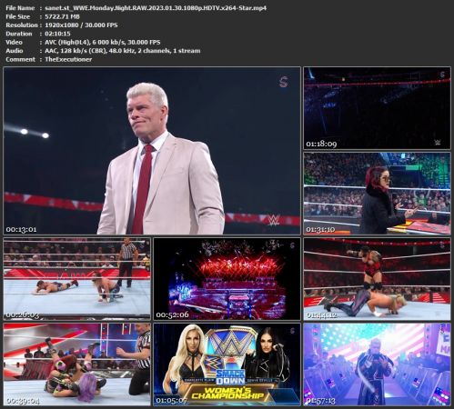 WWE Monday Night RAW 2023.01.30 1080p HDTV x264-Star